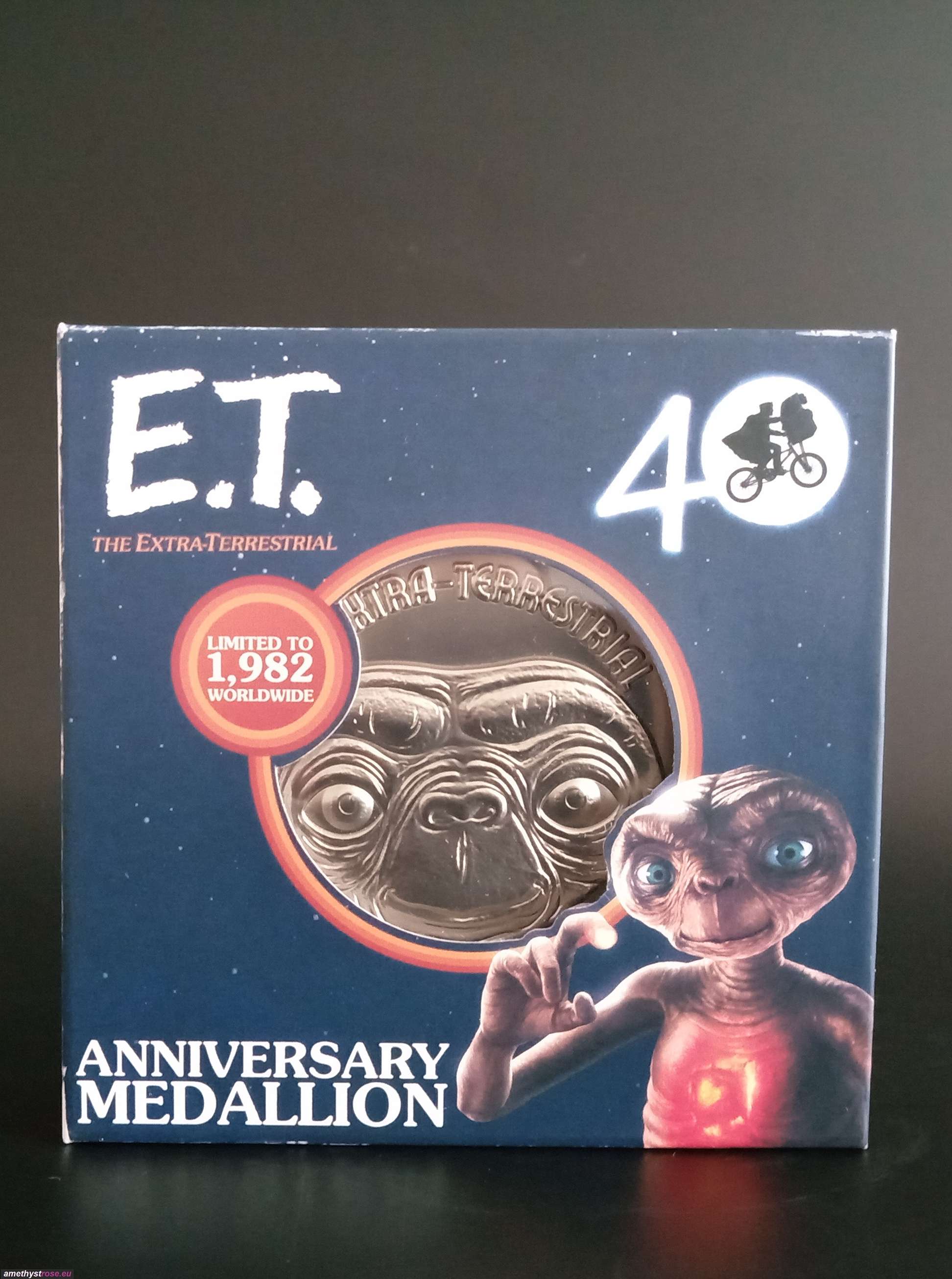 medailon E.T. Mimozemšťan - 40th Anniversary